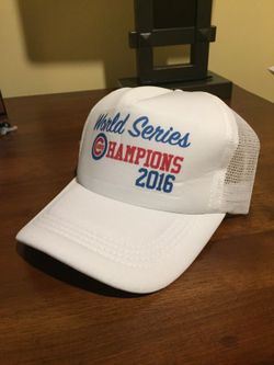 Cubs World Series hat