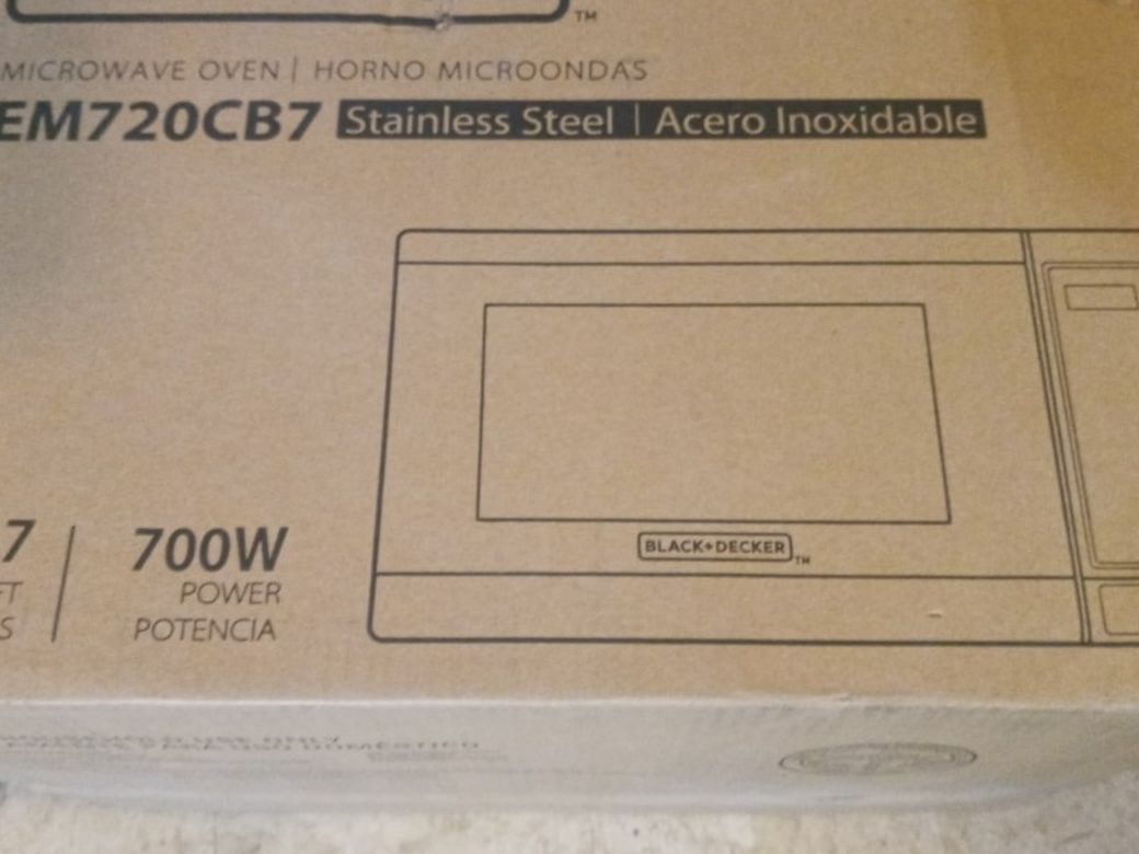 Black and Decker Microwave oven