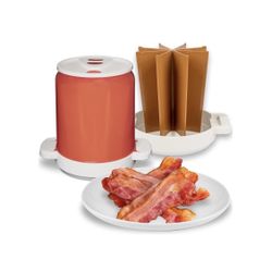 Microwave Bacon Cooker Slatter Proof and Mess Free