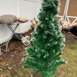 A Beautiful, Green Christmas Tree With Little White At The End, Just Elegant (NO SHIPPING)