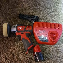 M12 12V Lithium-Ion Cordless Variable Speed Polisher/Sander With Battery And Charger