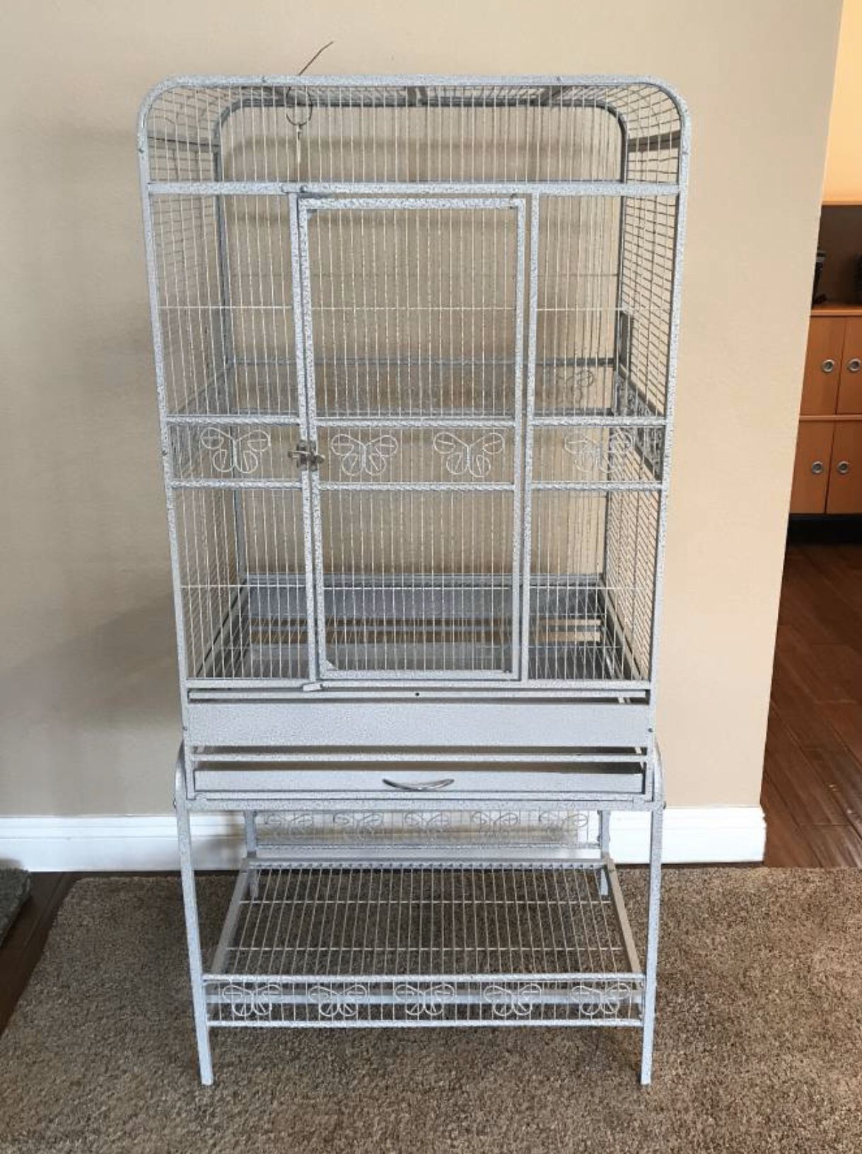 Playtop Bird Cage with Stand and Cover