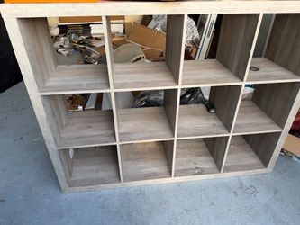 16-Cube Storage Organizer Bookshelf