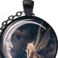 Angel Pendant and Necklace