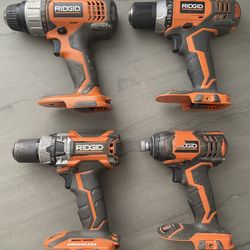 Ridgid Drills & Impact Driver