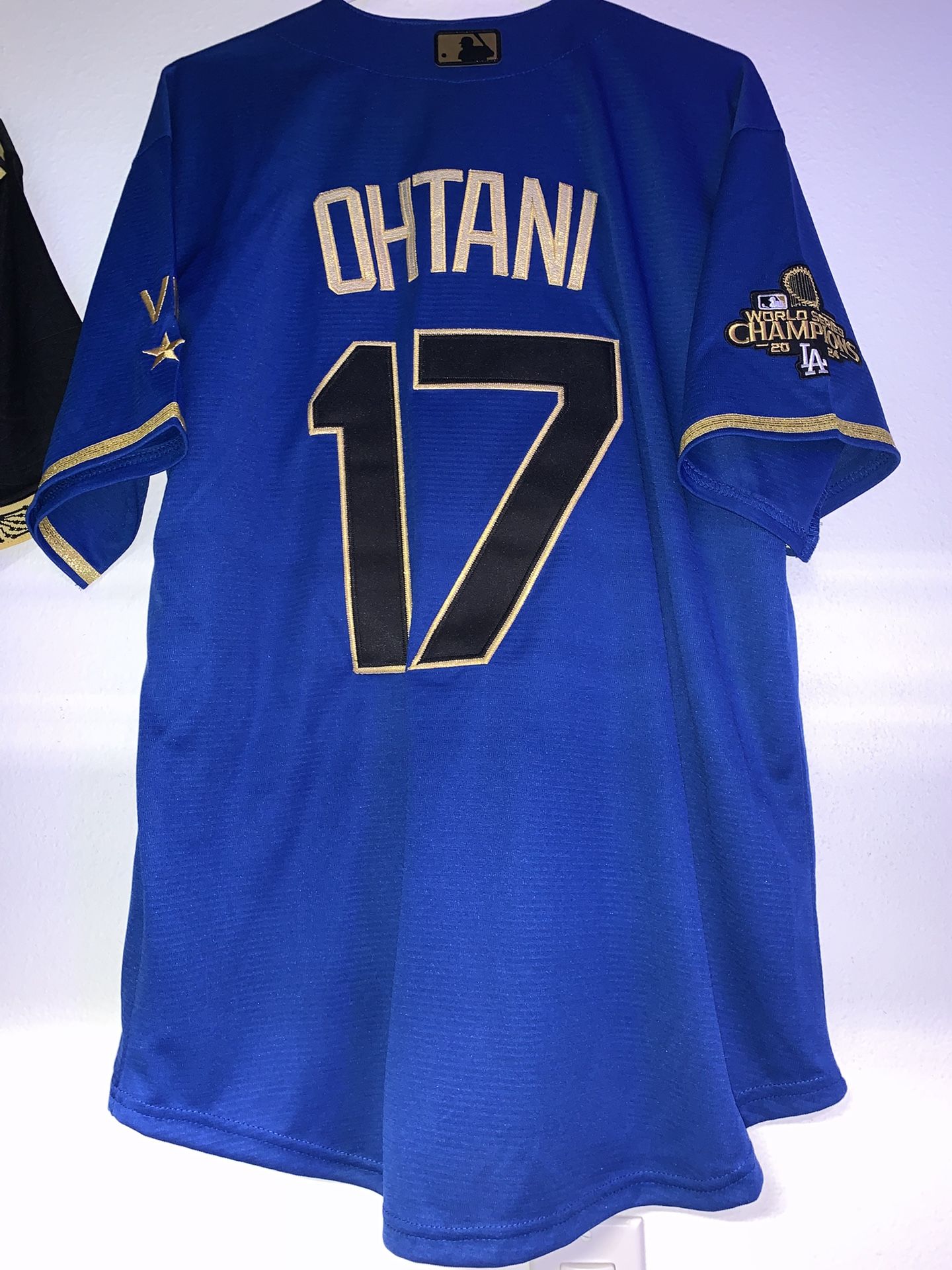 Ohtani Men Jersey Blue & Gold Medium Men 