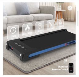 Under Desk Treadmill - Compact Walking Pad - Bluetooth Remote - New