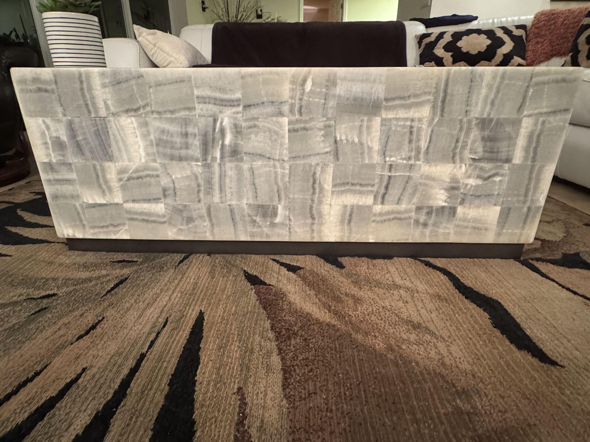 White Onyx Coffee Table