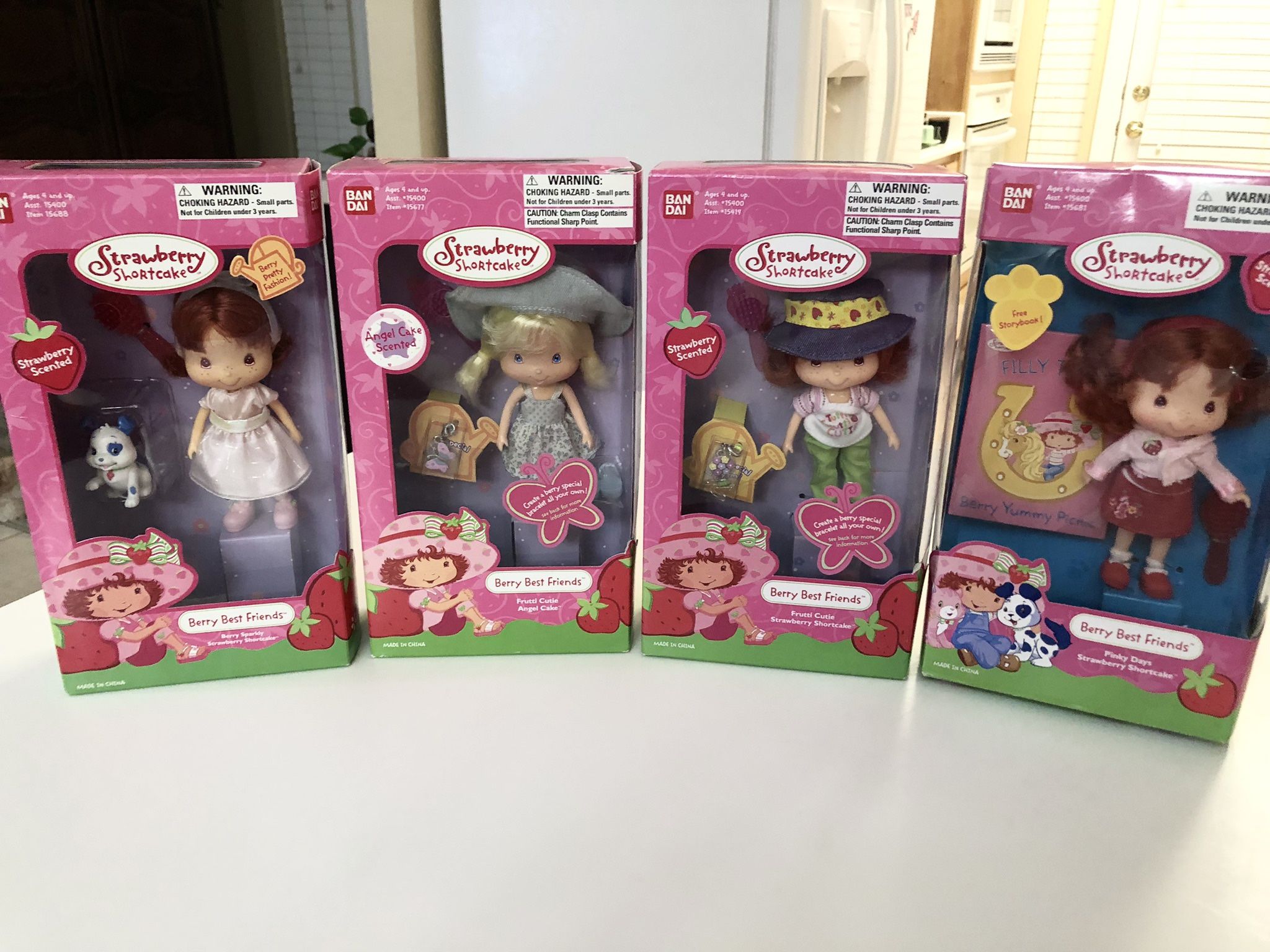 Strawberry Shortcake Vintage 2003 Dolls Berry Best Friend. All New In Packaging. Selling As A Lot And Not Individually