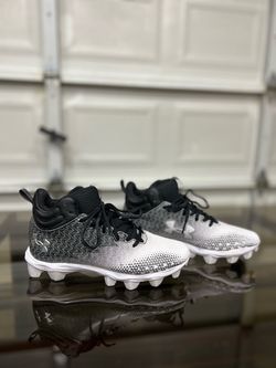 Under Armour Football Cleats Black and White
