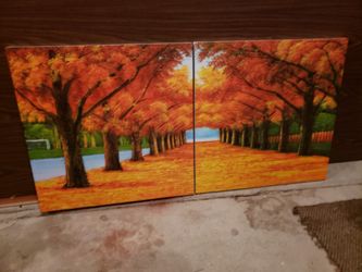 Fall wall picture