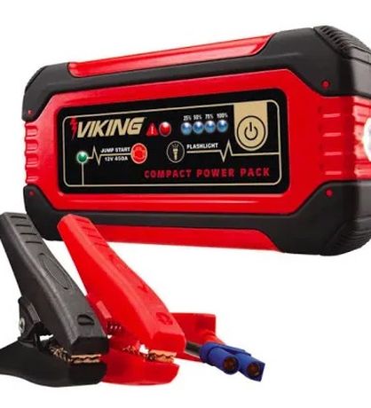 Viking 12 Volt Lithium Ion Jump Starter/ Phone & Device Charger 450 Peak Amps ~ Brand New In Box!