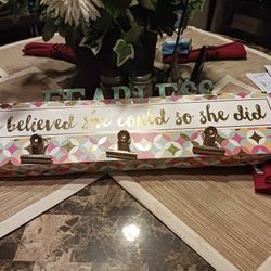 Beautiful Wall Hang Sign W.clips Hang Pic Etc 5 Firm Look My Post Alot Items