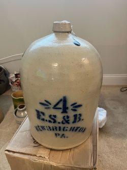 Antique 1800’s Stoneware Jug $300 OBO