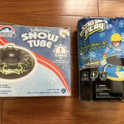 Blizzard King & Sno Play 42” & 32” Inflatable Snow Tube