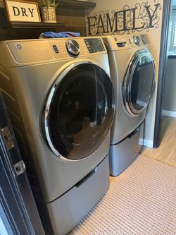 GE Front-Load Washer and Dryer Set