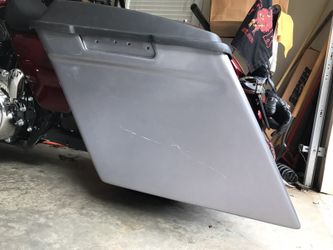 Stretched Saddlebags 6" Harley Davidson Custom Extended