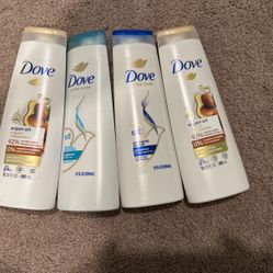 Dove Shampoo Bundle Of 4 Shampoos