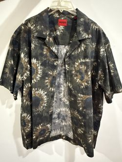Hugo Boss 100% Cotton Button‑Down Shirt – Sz Large