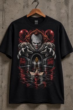 Custom It Pennywise Welcome To Derry T-Shirt