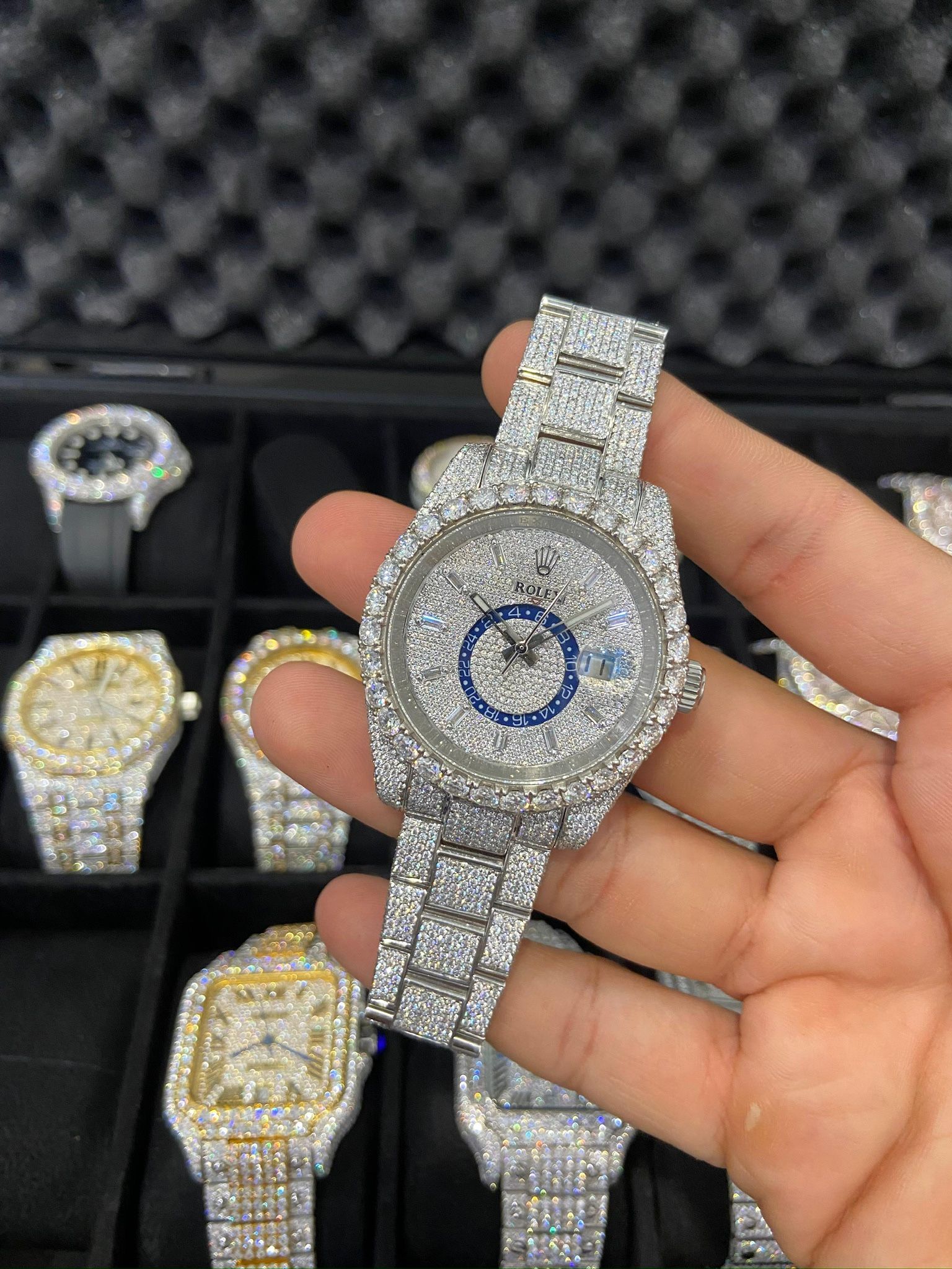 moissanite Watch Vvs