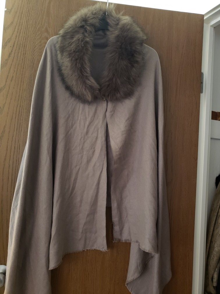 Soft Fur Shawl