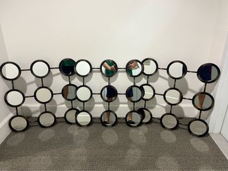 Large Multi-Circle Wall Mirror