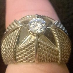 18k White Gold Diamond Ring  - VVS1, D Color  0.51 Carat Round Brilliant Solitaire Diamond   - Size 7