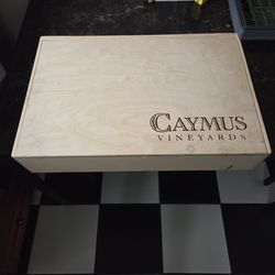 Caymus 6 bottle wooden box