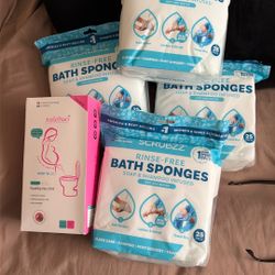 Rinse Free Bath Sponges