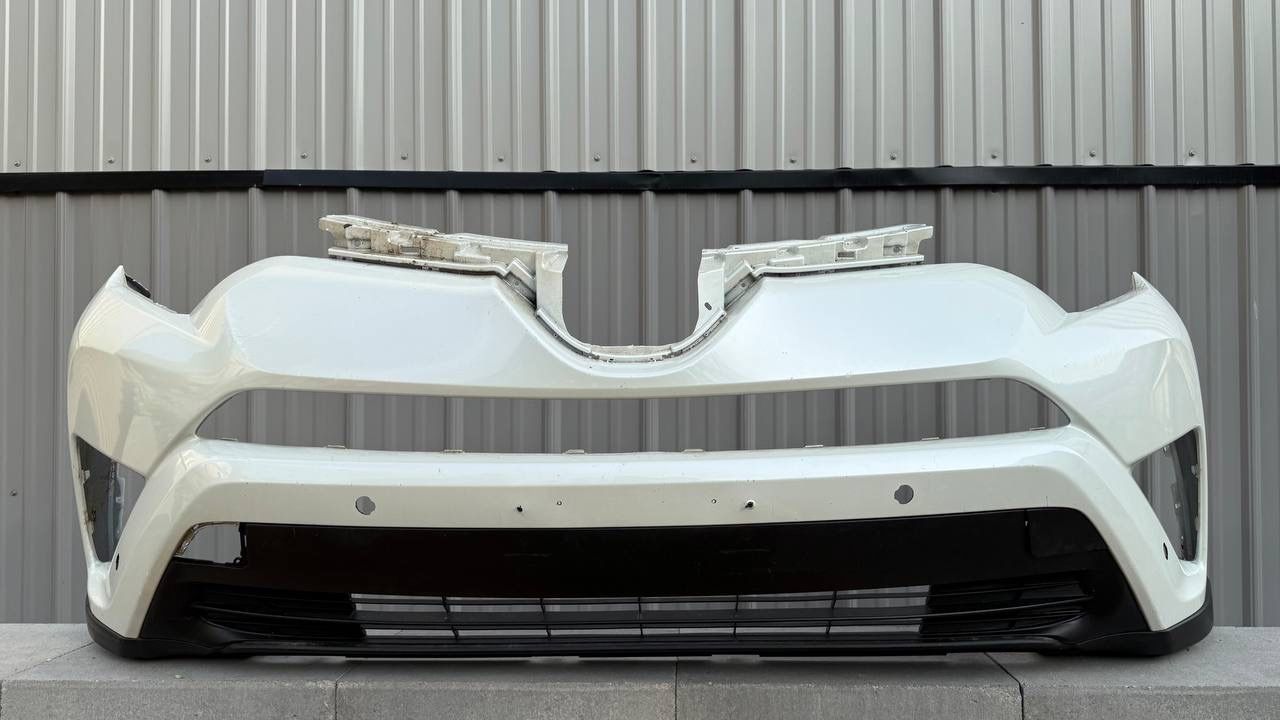 TOYOTA RAV4 WHITE PERL ORIGINAL FRONT BUMPER 2016 2017 2018