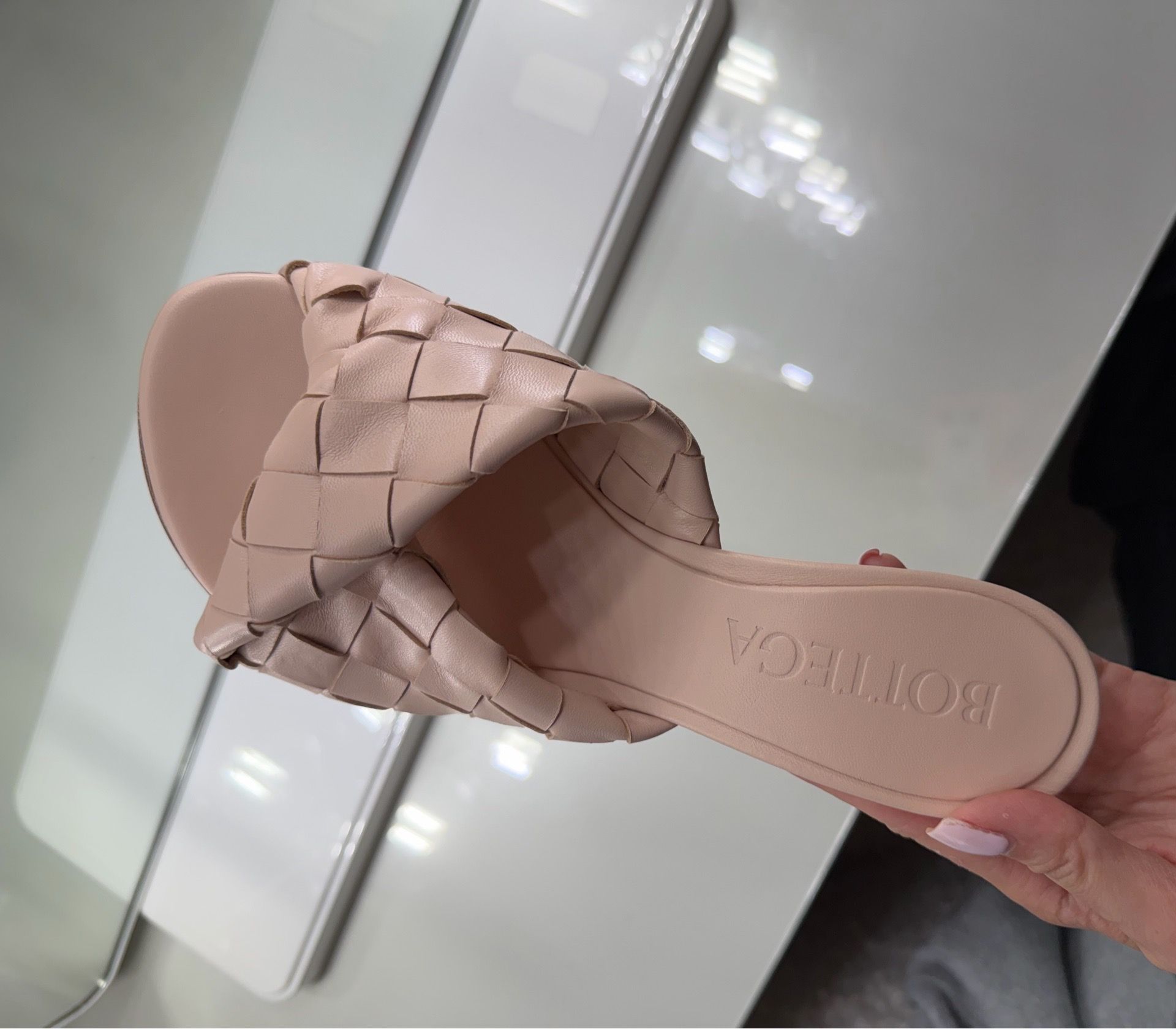 Bottega Veneta Women's Blink Twist Slide Sandals