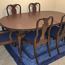 Dining Table, 6 Chairs, 4 Barstools, TV Stand, Free Items!