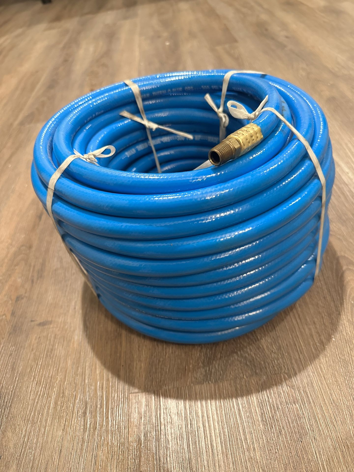Swan Therm-o-Blue ORS-300PSI WP- Hose Made In USA 100‘ 3/8"-9.5MM" w/Fittings