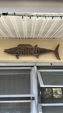 Wahoo sportfish wall art