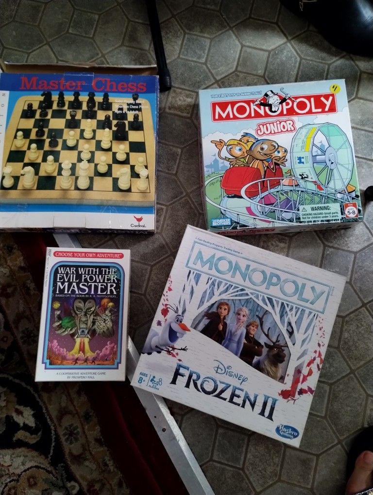 Juegos De Mesa En Buenas Condiciones Todos Completos Todos Por $10