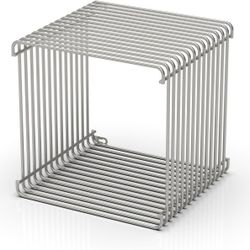 Panton-Style Wire Cube Modules, Square Side End Table, Postmodern Danish (4 Available)