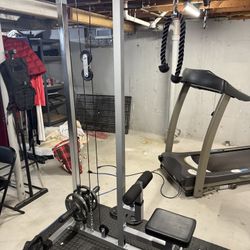 LAT Pull Down Machine Low Row Cable 