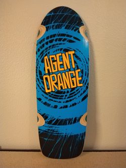 AGENT ORANGE Logo Skate Deck REISSUE WALLHANGER