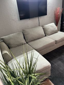 Gray L Shape Sectional Couch