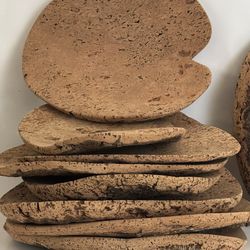 Authentic Cork Platters - Bark Still Attached