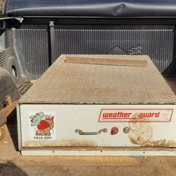 Heavy Duty Metal Tool Box . No Tools Or Supplies Included.  Great For Truck Or Van