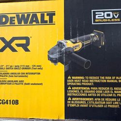 Dewalt New Grinder XR Brushless 