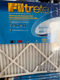 Filtrate filter 24x24x1
