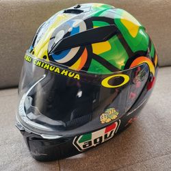 Large AVG Motorcycle Helmet 