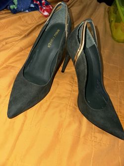 Forrest Green Suede Pumps