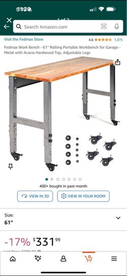 Work bench -set of 2 (one 48” and one 61”)