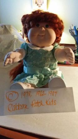 Copyright 1978, 1982-1987 Red headed Cabbage Patch Kids