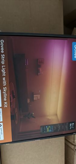 Govee Strip Light with Skyline Kit, 19.7ft Smart LED Strip Lights Compatible with Alexa, Google Assistant and Matter, RGBWWIC Color Changing Light Str