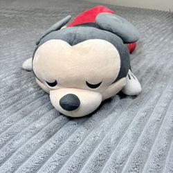 Disney Cuddleez XL Sleeping Mickey Mouse Plush Large 24” Disney Parks SOFT